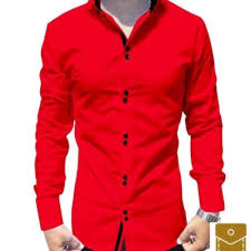 solid cotton mens shart.