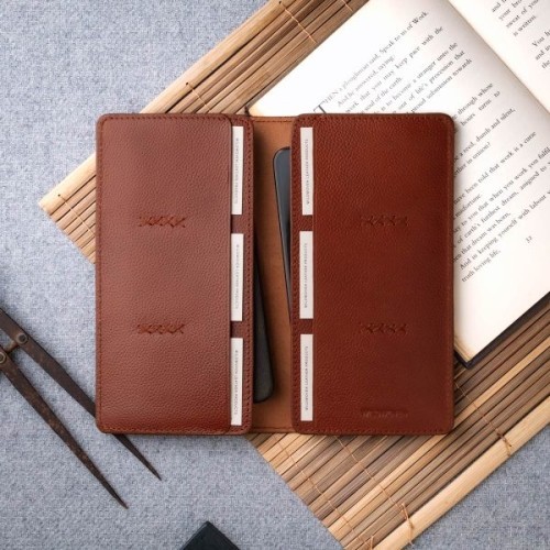 SlimGuard Fold Leather Wallet