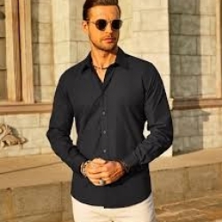 EverCraft Premium Cotton Men’s Full Sleeve Classic Button-Down Shirt 3