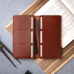 SlimGuard Fold Leather Wallet